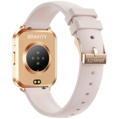 Orë inteligjente Gravity GT44-2, 1.75", IP68, rozë e artë