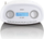 Radio CD Lenco SCD-69, DAB+, USB, e bardhë