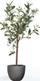 Bimë artificiale VidaXL Olive Mini Tree, 65 cm, me vazo, jeshile