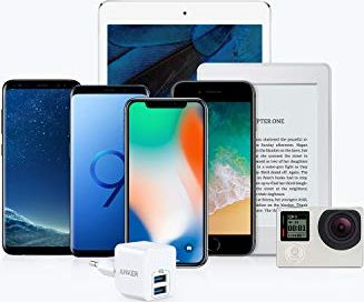 Karikues Anker 320, 12W, 2 porta USB, i bardhë