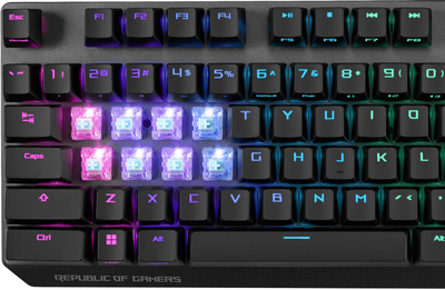 Tastierë ASUS ROG STRIX Scope NX Deluxe, ROG NX Red, US