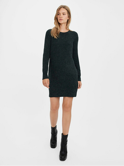 Vero Moda VMDOFFY Фустан со опуштен крој 10215523 Pine Grove MELANGE
