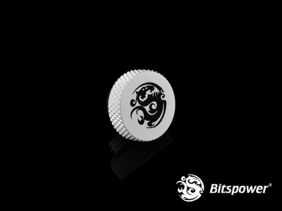 Kapak ftohës uji Bitspower BP-DWWP-C06, plug 1/4\", i bardhë