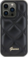 Mbulesë telefoni Guess Quilted Metal Logo për Samsung Galaxy S23 FE, TPU, e zezë