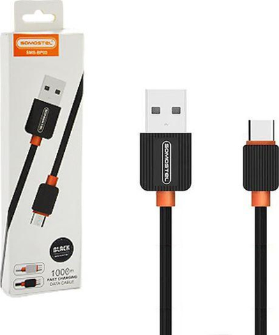 Kabëll USB Somostel në USB-C, 1 m, e zezë