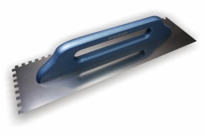 Llastik inox Kubala M me dhëmbë 12 mm, 480 x 130 mm, me dorezë druri