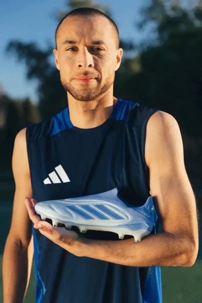 Kопачки за фудбал Adidas Copa Pure III Elite Laceless FG, без врвки, за тврди терени, Halo сина, 42 2/3