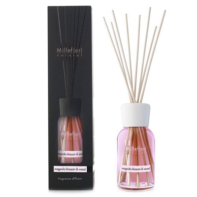 Shkopinj aromatik Millefiori Milano Natura Magnolia Flowers & Wood, 250 ml