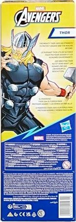 Figurë aksion Marvel Avengers Titan Hero Thor, 12", me lëvizje