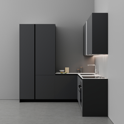 Kuzhinë IMMIGRAND SYSTEMS, Këndore, Graphite