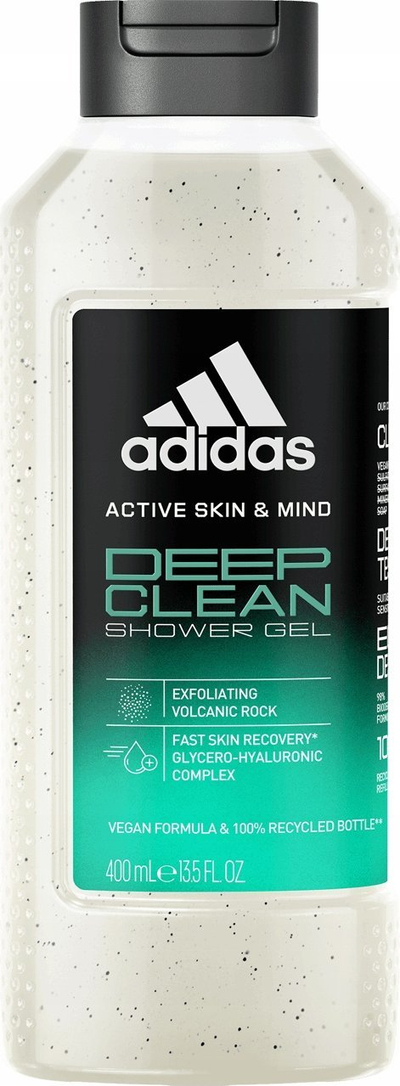 Xhel dushi Adidas Deep Clean, 400ml, për burra