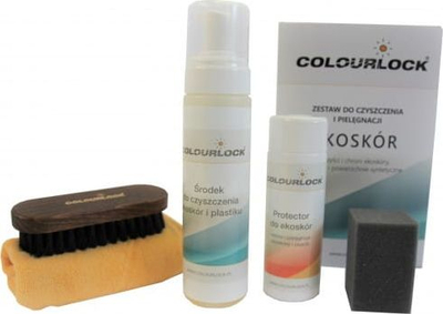 Set pastrimi Colourlock COLOURLOCK, për eko lëkurë, locion dhe mbrojtës
