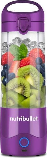 Портабилен блендер Nutribullet Portable, 475 ml, полнење USB C, сив