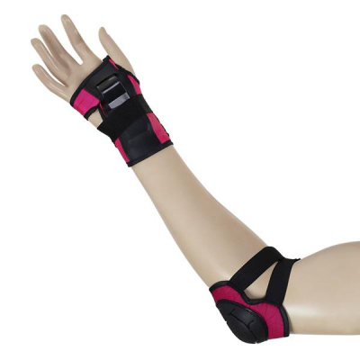 Set mbrojtës Nils Extreme Protectors H110, madhësia XS, rozë e errët