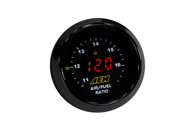 Matës AFR AEM Electronics X-Series, me sondë Bosch, display digjital, i zi