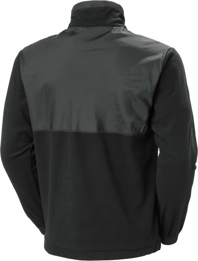 Bluzë fleece Helly Hansen Yu Half Zip Polartec, për burra, gri e errët