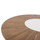 Tavolinë e rrumbullakët jashtme Moril Φ120cm (HM6041.02), bardhë
