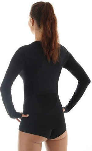 Bluzë për femra Brubeck Comfort Wool, XL, e zezë