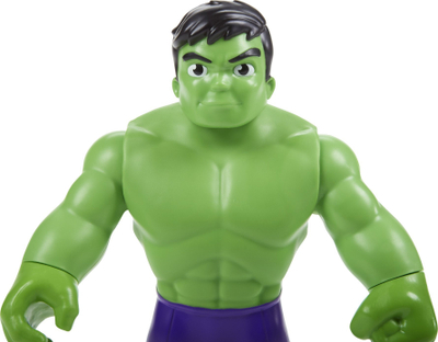 Figurë aksion Hasbro Marvel Spidey and His Amazing Friends Hulk, 23 cm, plastike, jeshile