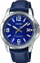 Ora dore Casio MTP-V004L-2B, analoge, rrip lëkure, blu