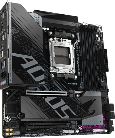 Pllakë amë Gigabyte B840M AORUS ELITE WIFI6E, DDR5, Wi-Fi 6E, 2.5GbE LAN