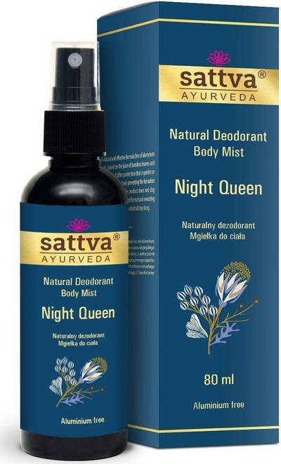 Spraj trupi Sattva Body Mist Queen of the Night, 80 ml