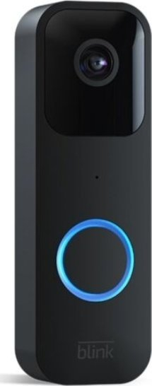 Zile dere e zgjuar Blink Video Doorbell, me kamerë HD, audio dykahëshe, e zezë