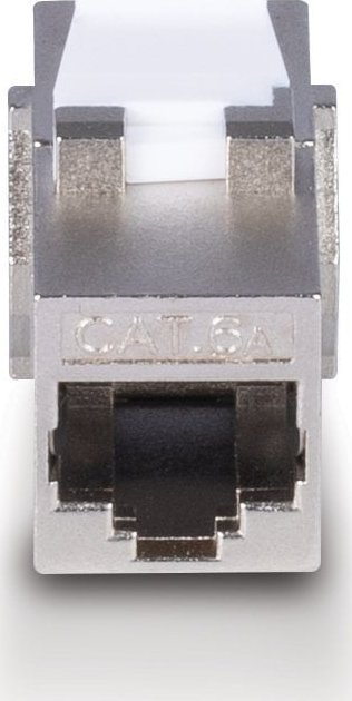 Përshtatës rrjeti Lindy CAT 6A Keystone, RJ45, 500MHz, metalik