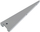 Profil U metalik Silver, 270mm, set 10 copë