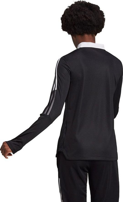 Bluzë trajnimi adidas Tiro 21 për goca, AEROREADY, me mëngë të gjata, e zezë