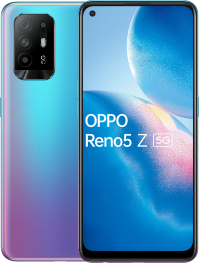 Телефон OPPO Reno5 Z, 128GB, 8GB RAM, 5G, космо сина