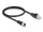 Kabllo rrjeti Delock M12 në RJ45, Cat5e, 0.5m, gri