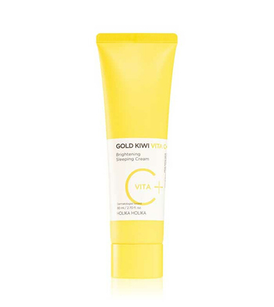 Krem për fytyrë Holika Holika Gold Kiwi Vita C+ (Brightening Sleeping Cream), 80 ml