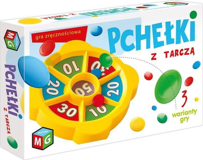 Друштвена игра Fleas Game with Target, со табла за цел, за деца и возрасни