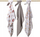 Pelena BabyOno Muslin (348/10), 3 copë, të hirta
