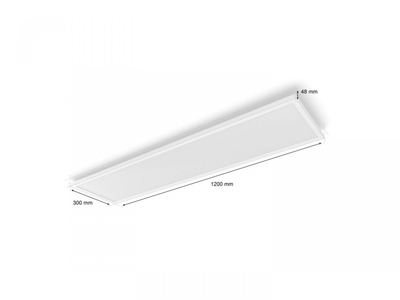 Llambë tavani Philips Hue Surimu Panel REC, 60W, drejtkëndëshe, e bardhë