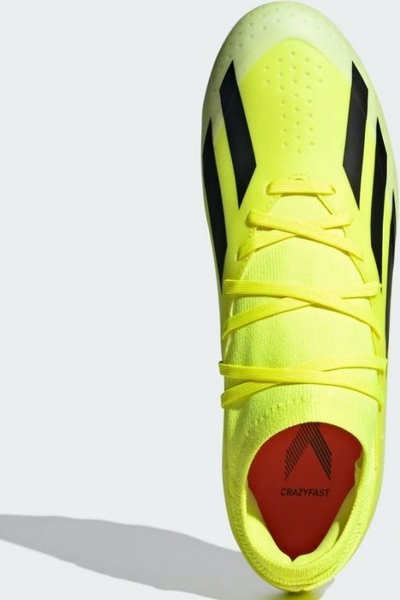 Këpucë futbolli Adidas X Crazyfast League AG për bar sintetik, të verdha fluo