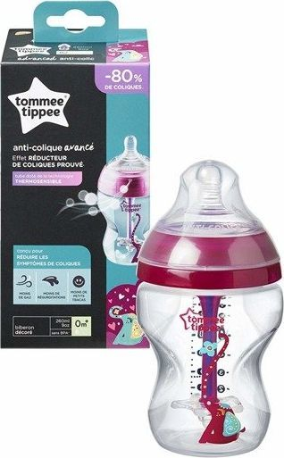 Shishe Tomme Tippee, 3m+, 260ml, rozë