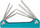 Set çelësa TORX palos, 8 copë, T5–T20, ngjyrë turquoise