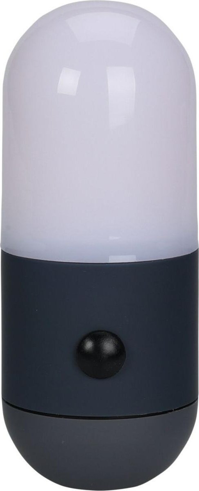 Lampë kampingu Redcliffs 2 në 1, LED, 80 lumens, gri e errët