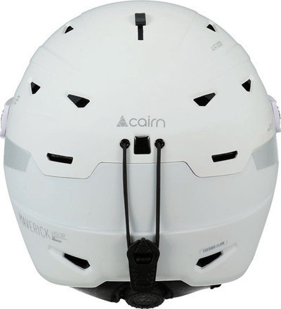 Helmetë skish Cairn Maverick, ventilim i rregullueshëm, sistem Wheel Fit, e bardhë
