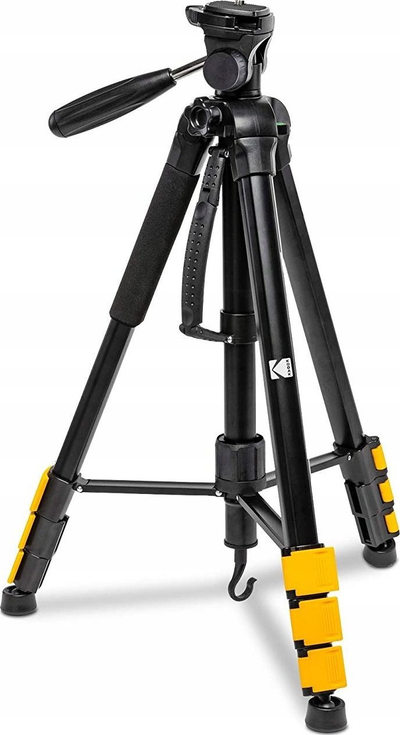 Trekëmbësh kamerash Kodak PhotoGear, 2 në 1 tripod monopod, 70", i zi