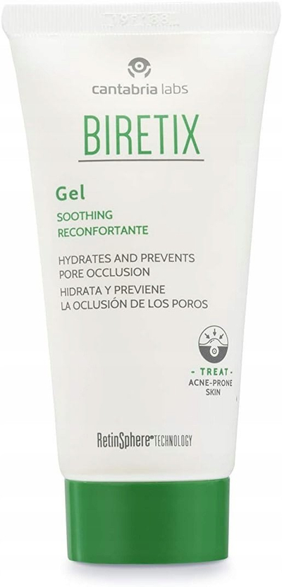 Гел за лице Cantabria Biretix Soothing Gel, смирувачки, 50 ml
