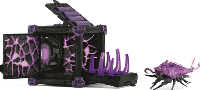 Set loje Schleich BattleCave Shadow Woodlouse, 34 copa, ELDRADOR CREATURES, lejla me të zezë