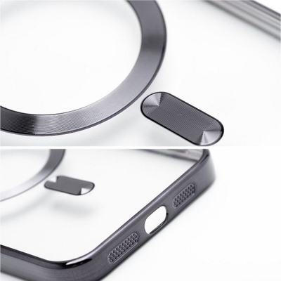 Futrollë telefoni OEM Electro Case për iPhone 16 Plus, MagSafe, e zezë