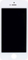 Ekran me prekje për telefon Apple iPhone 5, 4.0", AAA Tianma, i bardhë