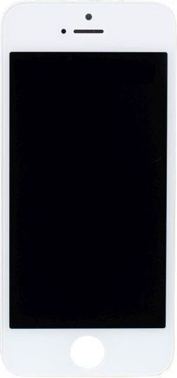 Ekran me prekje për telefon Apple iPhone 5, 4.0", AAA Tianma, i bardhë