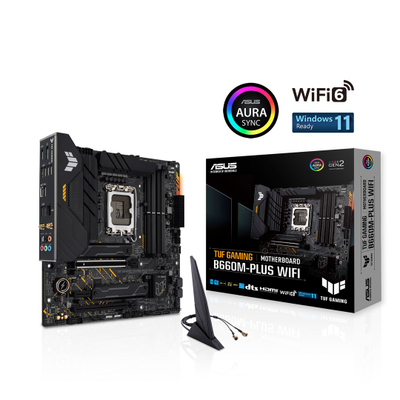 Pllakë amë Asus TUF Gaming B660M Plus WiFi, socket LGA1700, mATX, DDR4