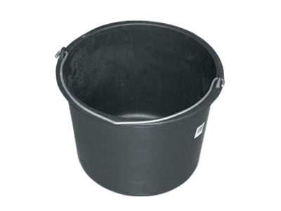 Градежна кофа Modeco MN-79-201, 12L, пластична, црна