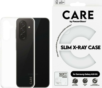 Mbulesë telefoni PanzerGlass Fashionable Case për Samsung Galaxy A26 5G, transparente